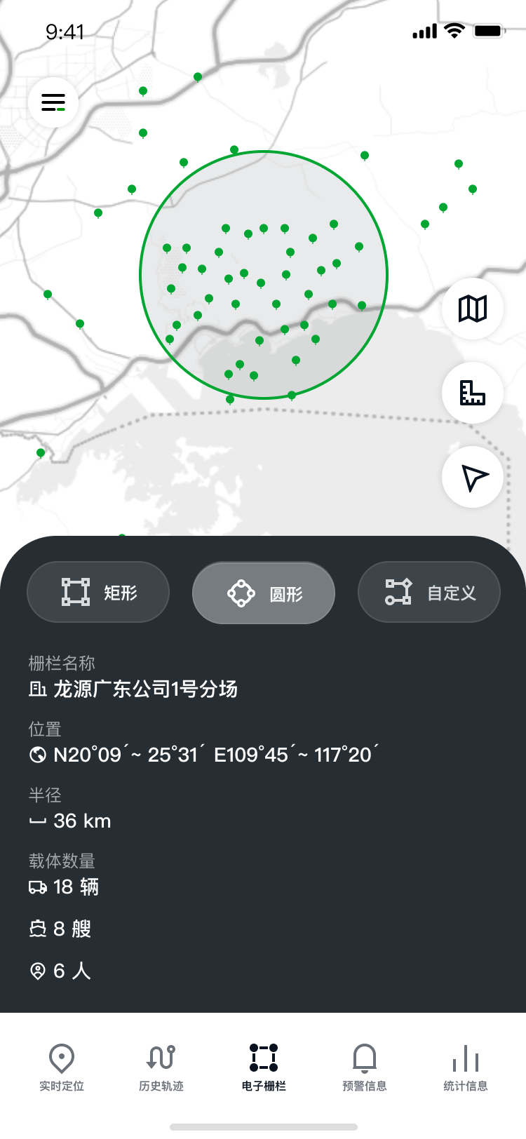 圆形栅栏