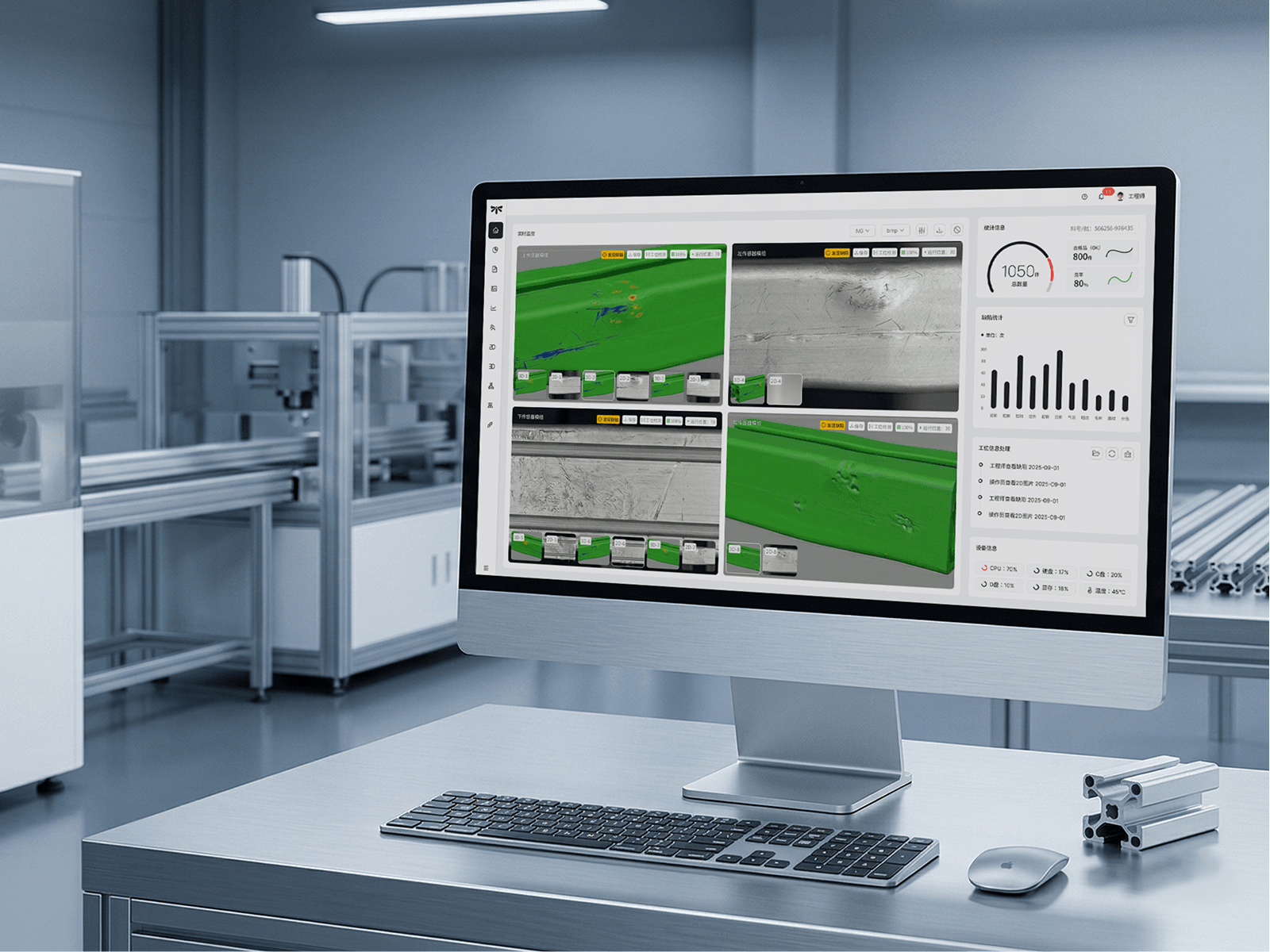 铝材 AI 视觉质检系统