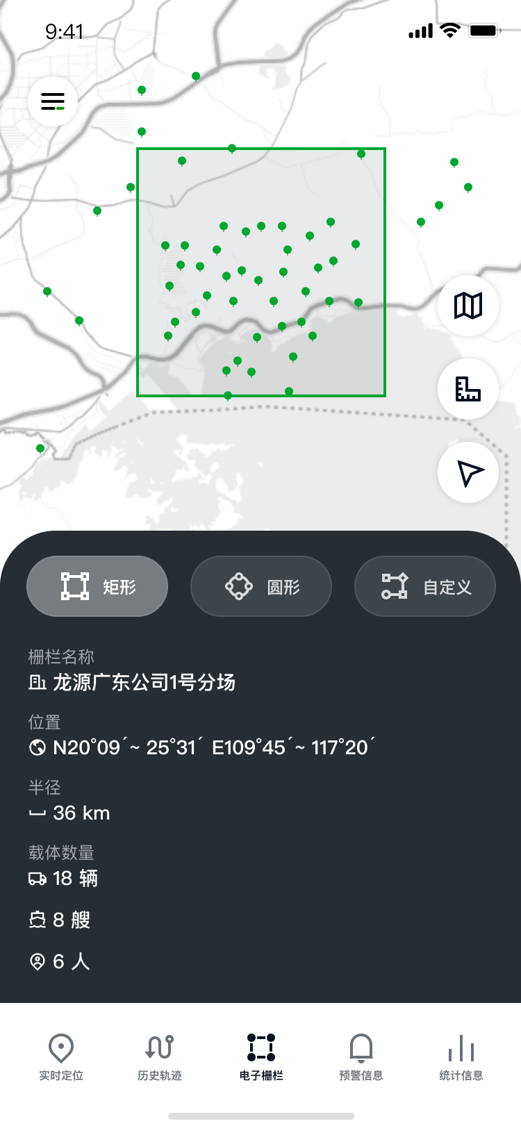 矩形栅栏